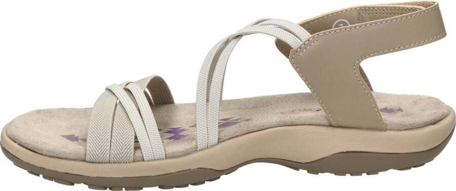 Skechers Reggae Slim–Takes Two 163112 TPE Vrouwen Beige Sandalen - Foto 13
