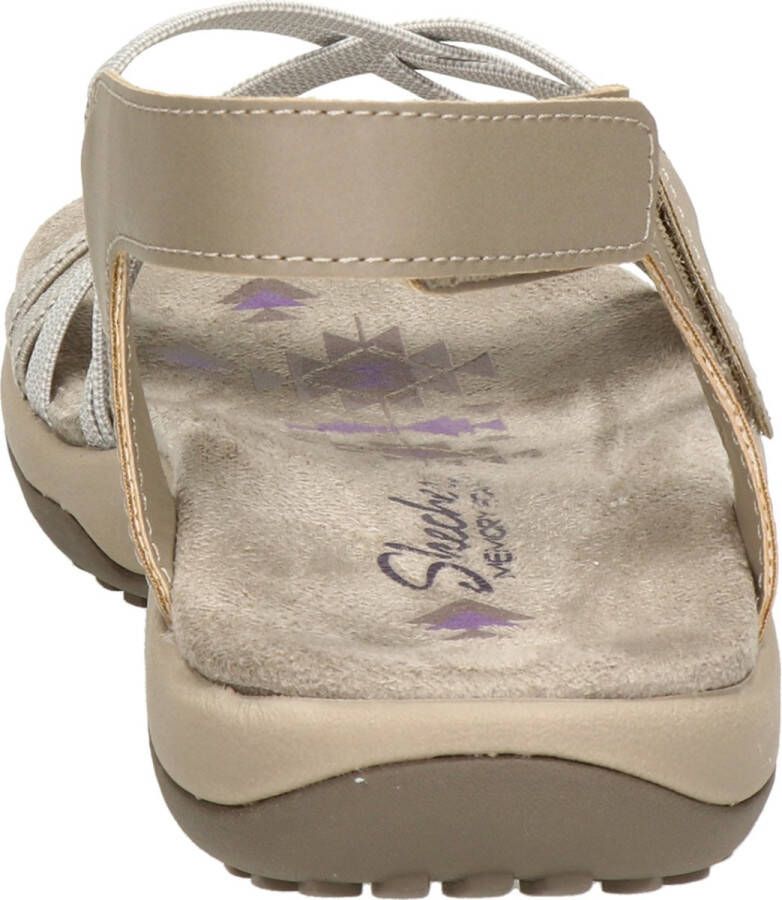 Skechers Reggae Slim–Takes Two 163112 TPE Vrouwen Beige Sandalen - Foto 5