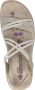 Skechers Reggae Slim–Takes Two 163112 TPE Vrouwen Beige Sandalen - Thumbnail 6