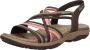 Skechers Reggae Slim Simply Stretch Sandalen Plat donkerbruin - Thumbnail 6