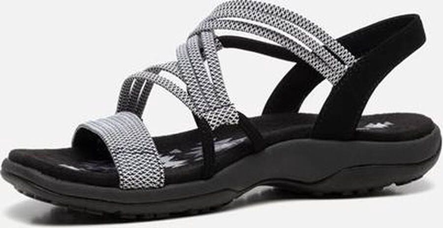 Skechers Reggae Slim Skech Appeal dames sandalen Zwart Extra comfort Memory Foam