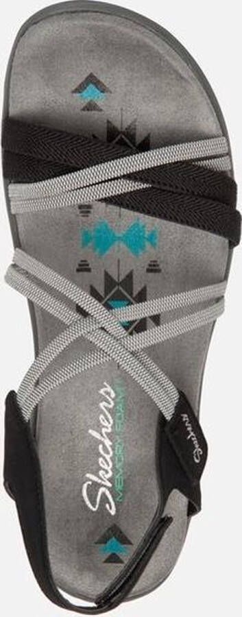 Skechers Reggae Slim Takes Two sandalen zwart
