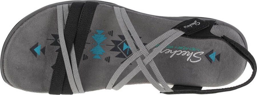 Skechers Reggae Slim Takes Two sandalen zwart