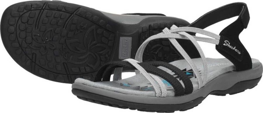Skechers Reggae Slim Takes Two sandalen zwart