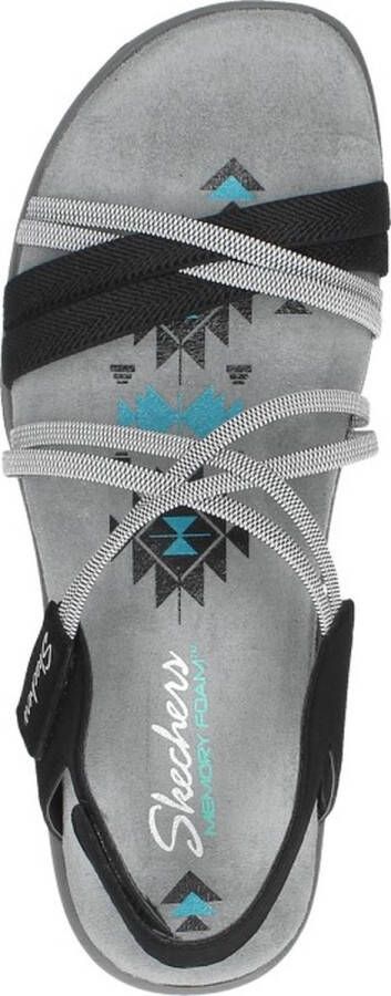 Skechers Reggae Slim Takes Two sandalen zwart