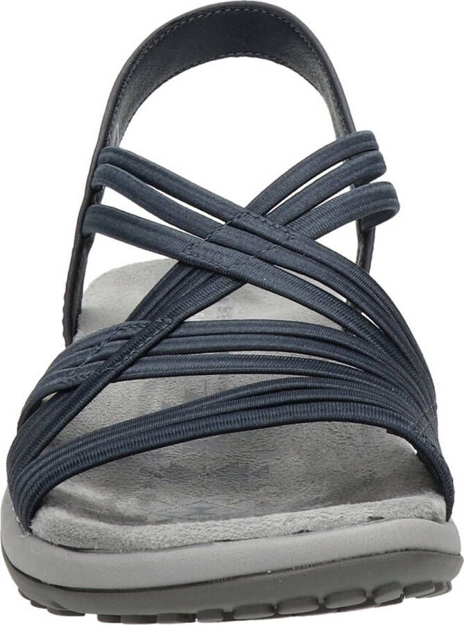 Skechers Reggae Slimpy Stretch Vegan sandalen blauw