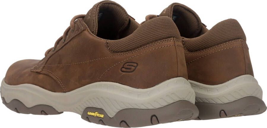 Skechers Relaxed Fit: Craster Fenzo Veterschoenen Laag cognac