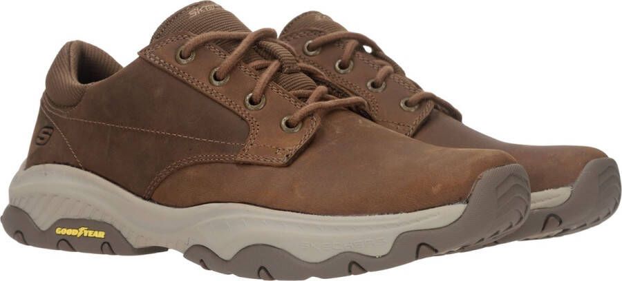 Skechers Relaxed Fit : Craster-Fenzo Veterschoen Heren Bruin Cognac - Foto 7