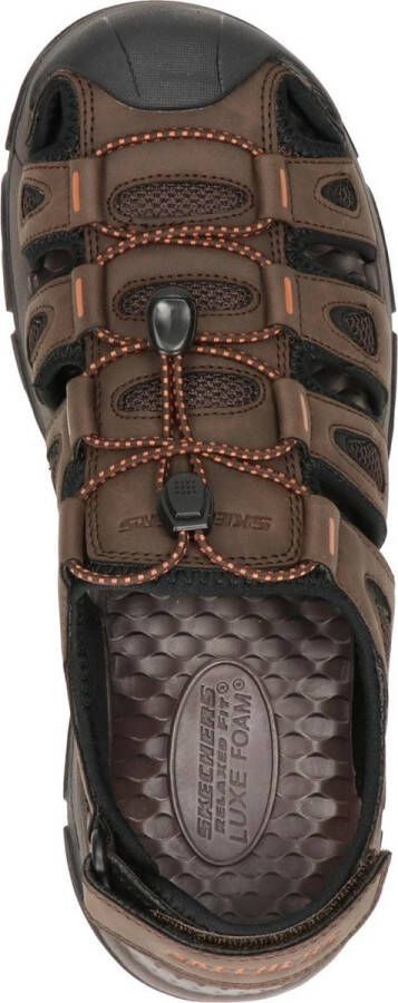 Skechers Relaxed Fit heren sandaal Expresso - Foto 6