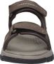 Skechers Bruine Herensandalen met Klittenbandsluiting en Luxe Foam Bruin Heren - Thumbnail 6