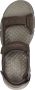 Skechers Bruine Herensandalen met Klittenbandsluiting en Luxe Foam Bruin Heren - Thumbnail 10