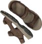 Skechers Bruine Herensandalen met Klittenbandsluiting en Luxe Foam Bruin Heren - Thumbnail 9