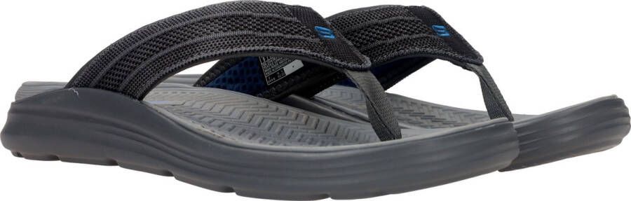 Skechers Relaxed Fit:Sargo-Point Vista Slipper Mannen Grijs