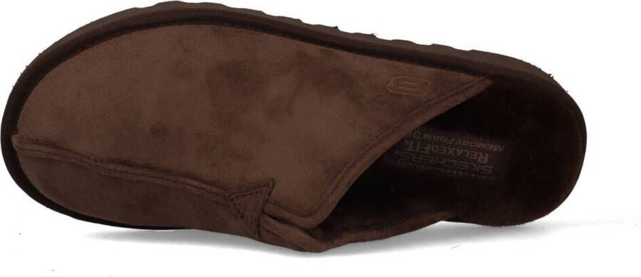 Skechers Renten Palco pantoffels bruin