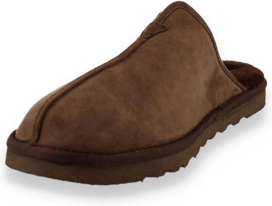 Skechers Pantoffels Bruin ImitatiesuÃ¨de 370420 Heren Imitatiesuède - Foto 7