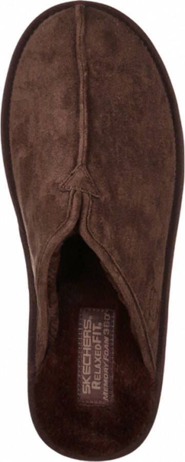 Skechers Pantoffels Bruin ImitatiesuÃ¨de 370420 Heren Imitatiesuède - Foto 9