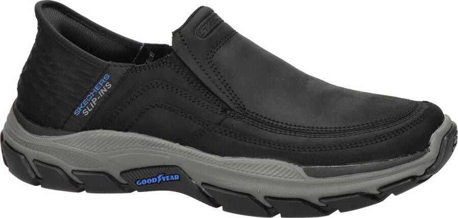 Skechers Respected Elgin Heren Instappers Zwart