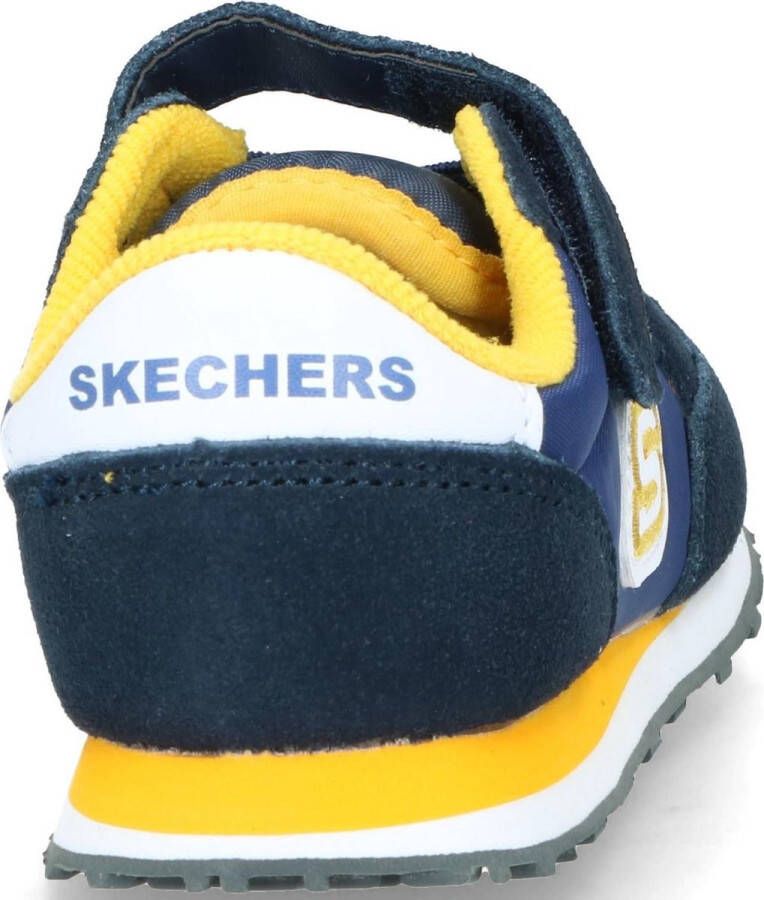 Skechers Retro sneakers blauw Textiel Heren