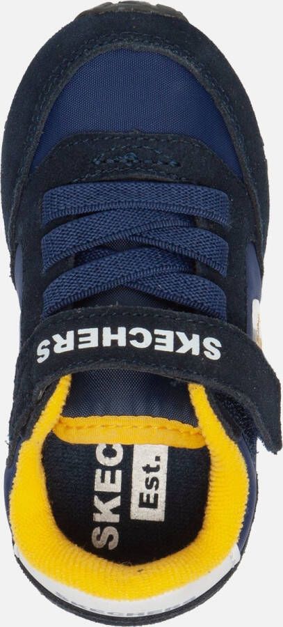 Skechers Retro sneakers blauw Textiel Heren