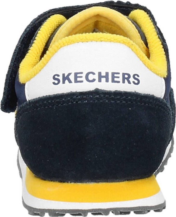 Skechers Retro sneakers blauw Textiel Heren