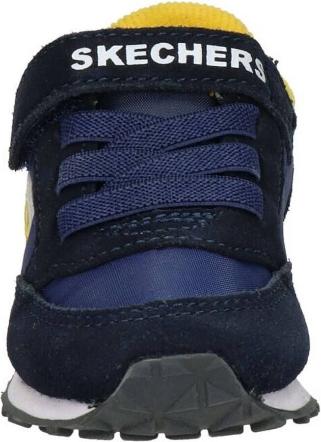 Skechers Retro sneakers blauw Textiel Heren