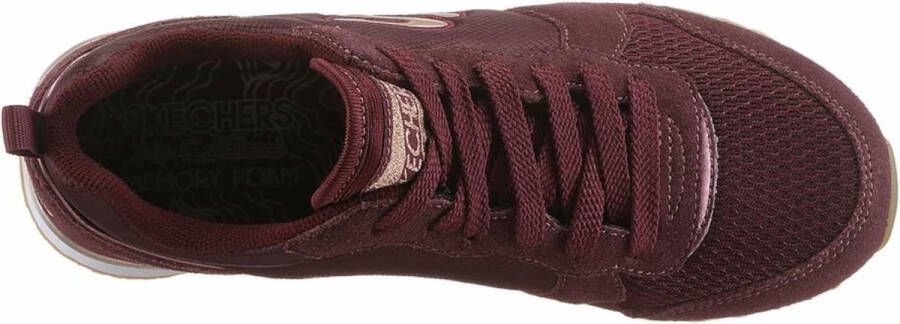 Skechers Retros Og 85 Goldn Gurl Dames Sneakers Rood