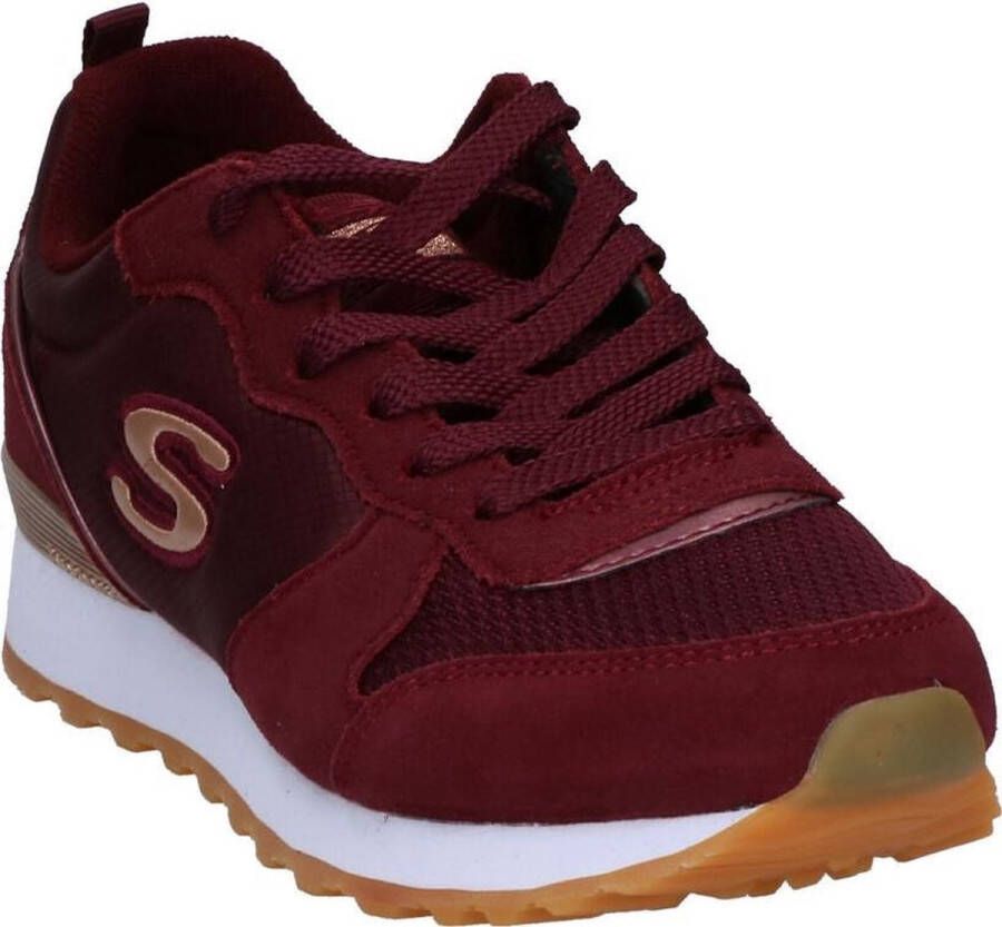 Skechers Retros Og 85 Goldn Gurl Dames Sneakers Rood