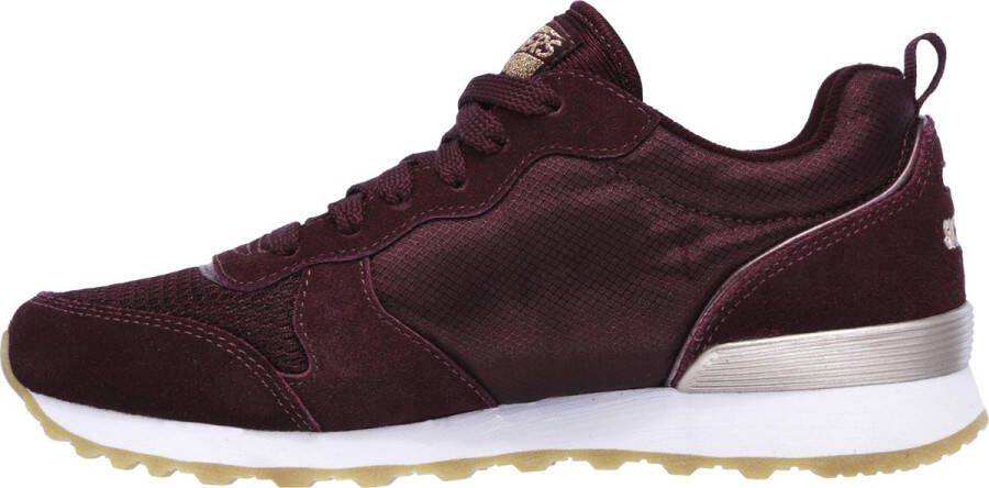 Skechers Retros Og 85 Goldn Gurl Dames Sneakers Rood
