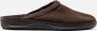 Skechers Rohde Heren Pantoffels Donkerbruin - Thumbnail 4