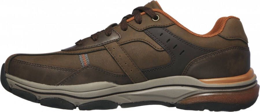 Skechers Romago-Elmen leren heren sneakers bruin Extra comfort Memory Foam - Foto 7