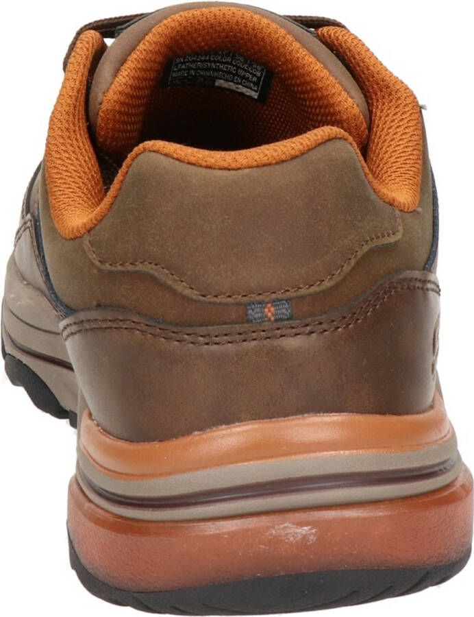 Skechers Romago-Elmen leren heren sneakers bruin Extra comfort Memory Foam - Foto 5