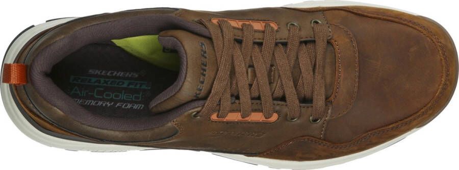 Skechers Rozier-Mancer Heren Veterschoenen Dark Brown