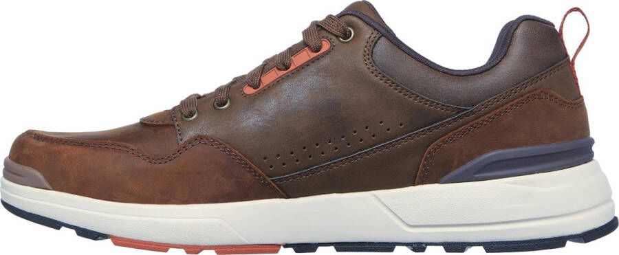 Skechers Rozier-Mancer Heren Veterschoenen Dark Brown