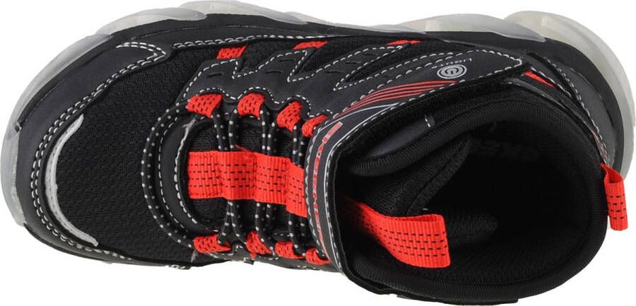 Skechers S Lights-Mega-Surge-FLASH BREEZE Unisex sneakerlaarzen voor kinderen 400131L zwart