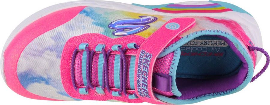 Skechers S Lights meisjes sneaker Fuchsia