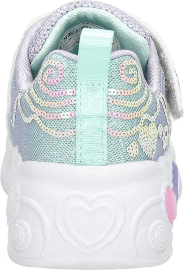 Skechers S Lights Princess Wishes meisjes sneaker Zilver