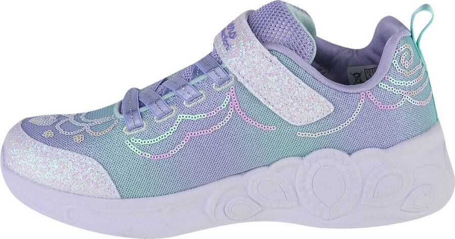 Skechers S Lights Princess Wishes meisjes sneaker Zilver