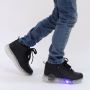 Skechers s-Lights Remix sneakers zwart Synthetisch Heren - Thumbnail 10