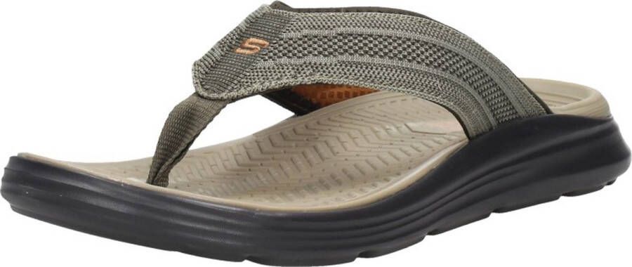 Skechers Sargo Relaxed Fit slippers bruin