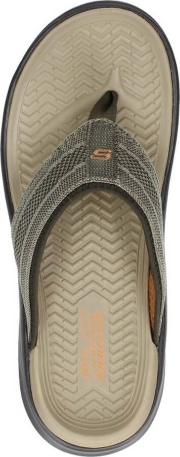 Skechers Sargo Relaxed Fit slippers bruin