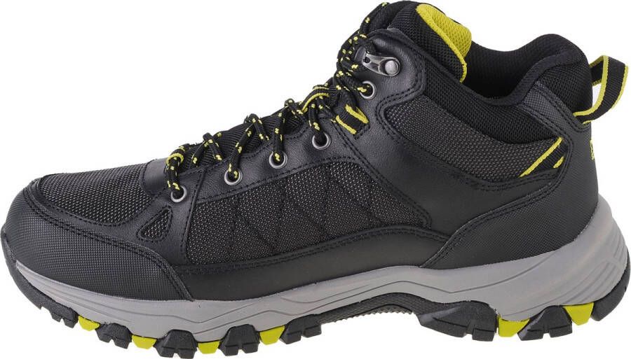 Skechers Selmen Melano 204477-BLK Mannen Zwart Trekkingschoenen