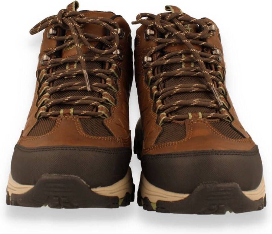 Skechers RELAXED FIT SELMEN TELAGO outdoor tracking-wandelsneakers voor heren bruin - Foto 4