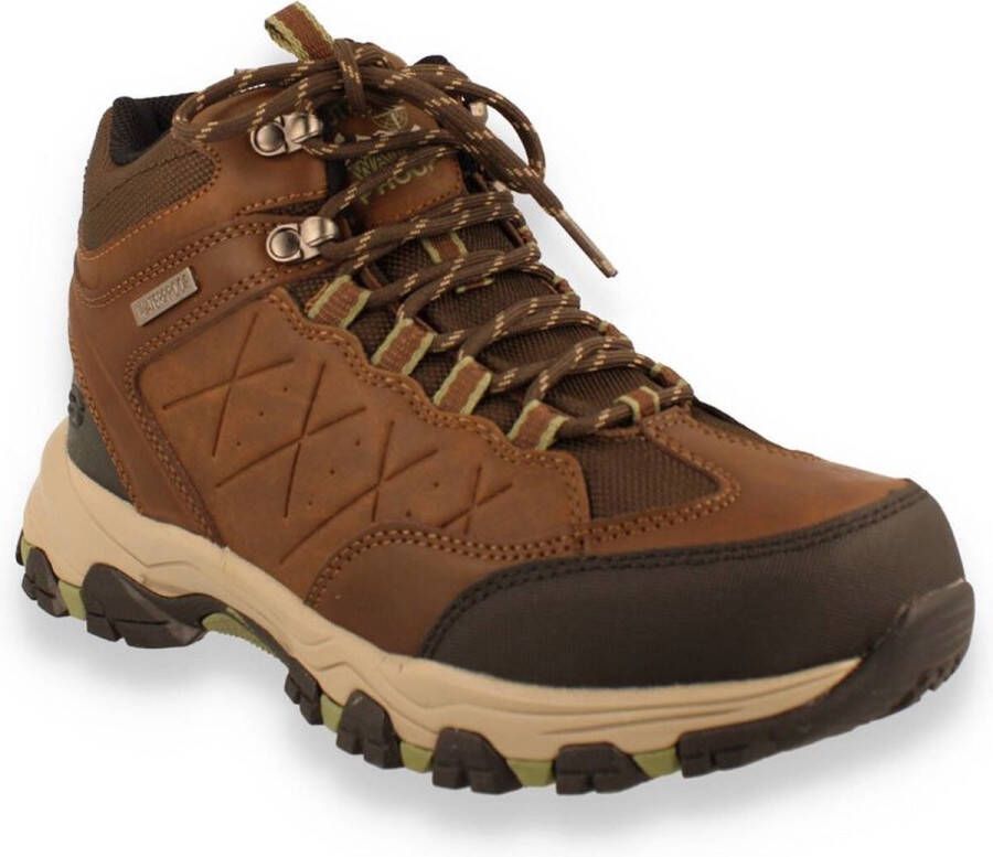 Skechers RELAXED FIT SELMEN TELAGO outdoor tracking-wandelsneakers voor heren bruin - Foto 9
