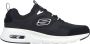 Skechers Skech-Air Court 232647-BBK Mannen Zwart Sneakers - Thumbnail 7