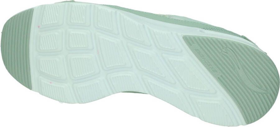 Skechers Skech Air Court Wit Groen Wandelsneakers Dames