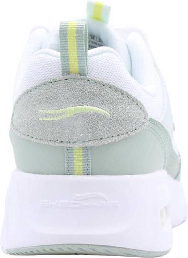 Skechers Skech Air Court Wit Groen Wandelsneakers Dames