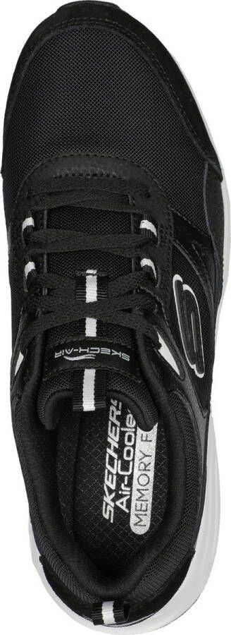 Skechers Skech Air Court zwart wit sneakers dames (149947 BKW)