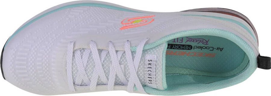 Skechers Skech-Air Edge Mellow Days 104296-WMLT Vrouwen Wit Sneakers