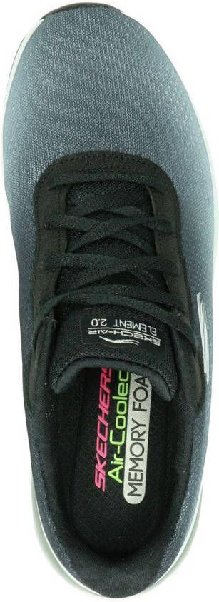 Skechers Skech-Air Element 2.0 Dames Sneakers Black White - Foto 2