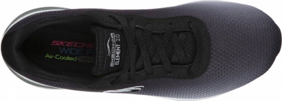 Skechers Skech-Air Element 2.0 Dames Sneakers Black White - Foto 6